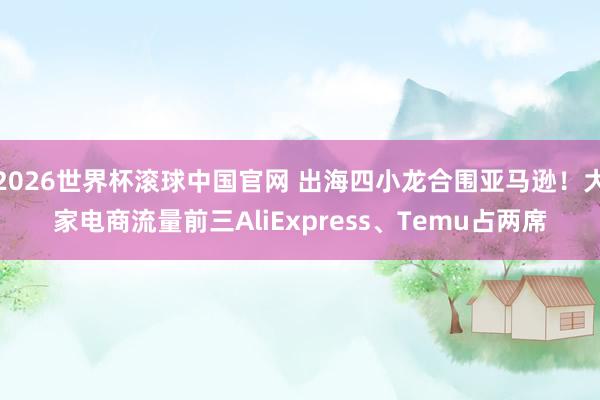 2026世界杯滚球中国官网 出海四小龙合围亚马逊！大家电商流量前三AliExpress、Temu占两席