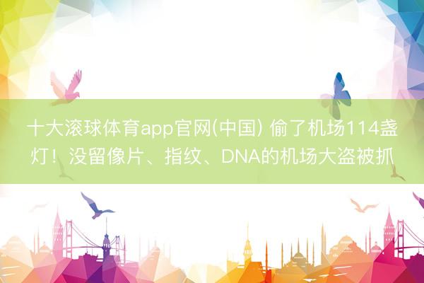 十大滚球体育app官网(中国) 偷了机场114盏灯！没留像片、指纹、DNA的机场大盗被抓